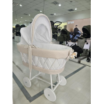 Roman Baby Culla Pisolo Bianco Tortora