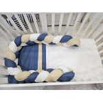 Bebè Completo 3pz Coccole Bianco Blue Ecrù