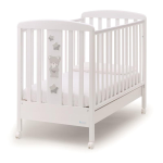 Azzurra Culla Lettino Nice Bianco Grigio