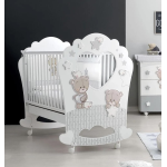 Azzurra Design Culla Lettino Love Me Oblò Bianco