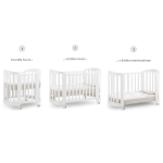 Erbesi Culla Lettino Evolutivo Sweet Bianco