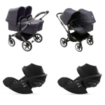 Donkey 5 Trio Gemellare Graphite-Stormy Blue e Cloud G I-Size