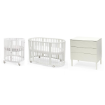 Stokke Cameretta Sleepi V3 White con materassi e cassettiera