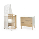 Stokke Cameretta Sleepi V3 Mini Natural con materasso e cassettiera