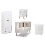 Cameretta Madrid Lettino evolutivo con bagnetto e armadio