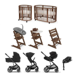 Mega Kit Nascita neonato Balios 4in1 con Sleepi V3 e Tripp Trapp