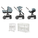 Kit Nascita Neonato Trio Cybex EOS Lux Sky Blue e Stokke Sleepi V3