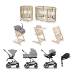 Mega Kit Nascita neonato Balios 4in1 con Sleepi V3 e Tripp Trapp