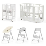 Set Nascita neonato Stokke Sleepi V3 e Cybex Click e Fold 4 in 1
