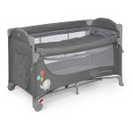 Lettino da viaggio co-sleeping Ennis grigio