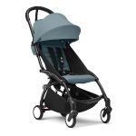 Stokke Passeggino Yoyo 3 Black-Aqua con parapioggia