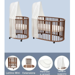 Stokke Kit Sleepi V3 Warm Brown con Materassi Tenda e lenzuoli