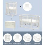 Stokke Kit Cameretta Sleepi V3 White con Cassettiera e materassi