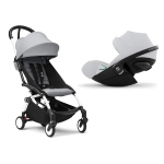 Stokke Travel System Yoyo 3 White-Stone con Cybex Cloud G I-Size