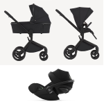 Anex Trio Flo Lungo Black con Cybex Cloud G I-Size